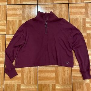 Hollister Quarter-Zip Long sleeve Shirt